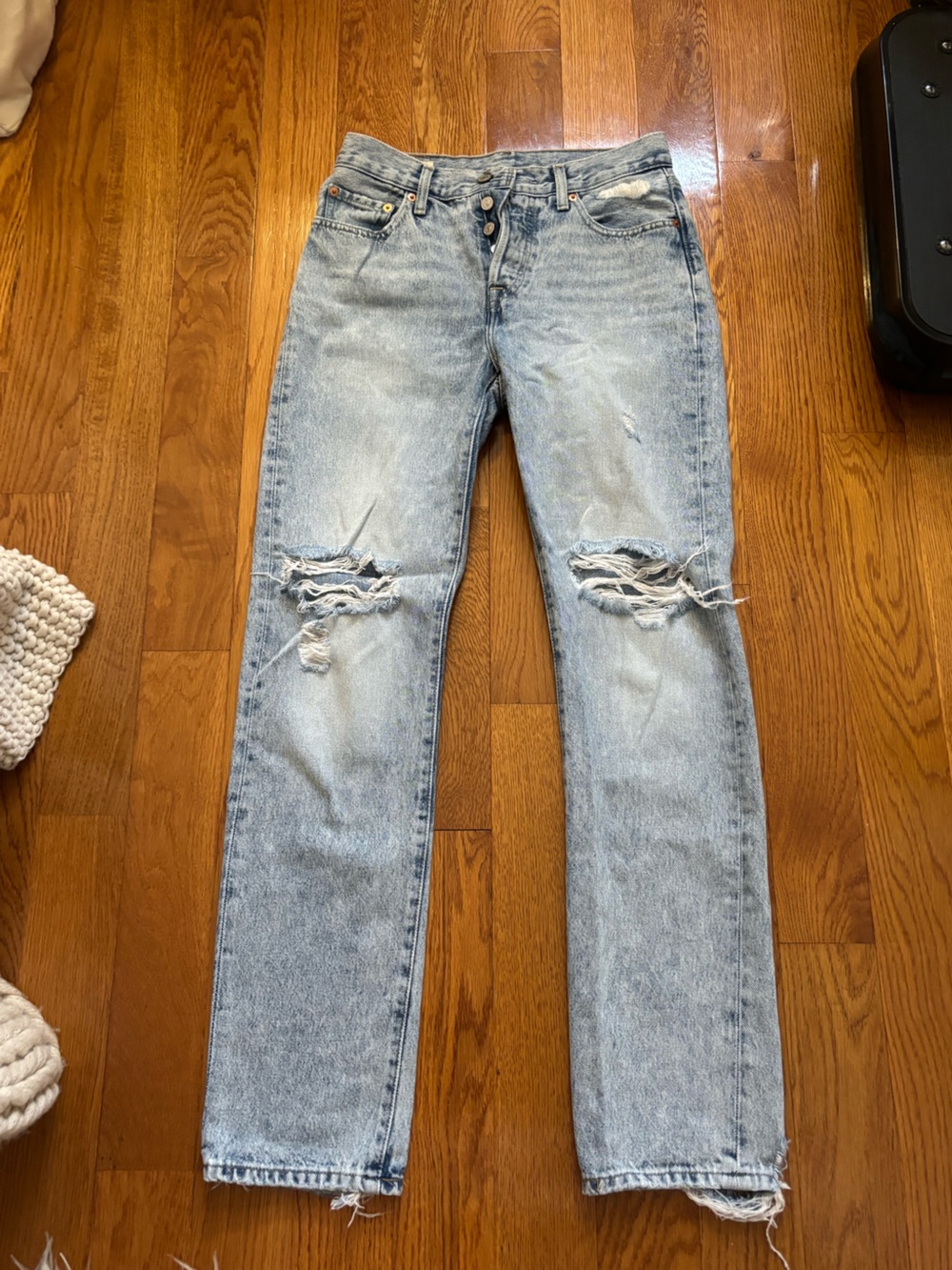 Levi’s 501 Mid Rise Straight Leg jeans